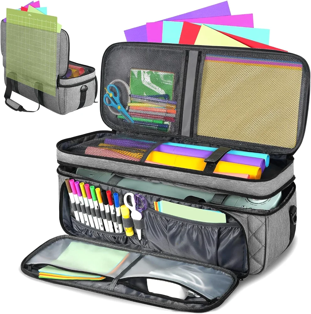 Yorepek Carrying Case for Cricut Maker, grey