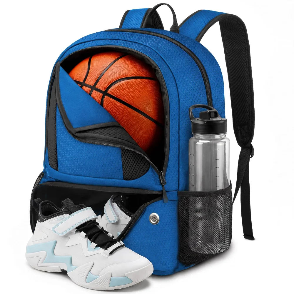 Yorepek Basketball Backpack Bag, Blue